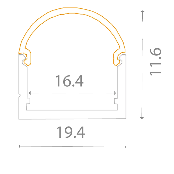 Aluminim Profile - AL- OS - 03 image 1