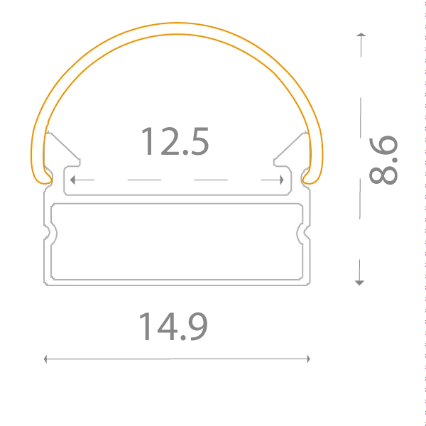 Aluminim Profile - AL- OS - 04 image 1
