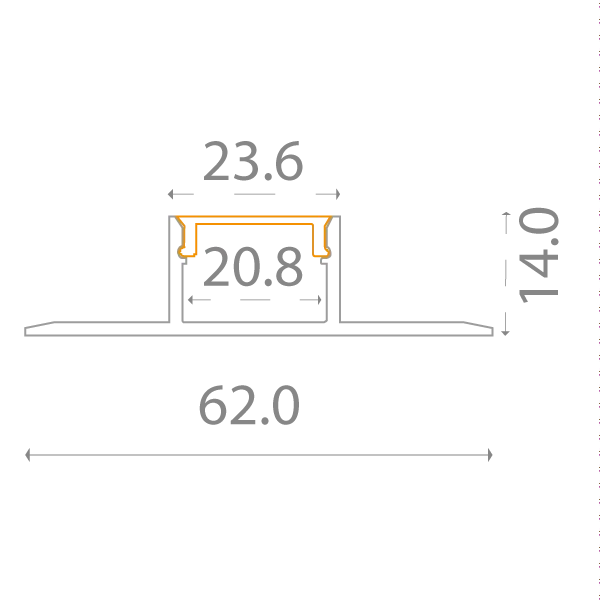 Aluminim Profile - AL- OS - 08 image 1