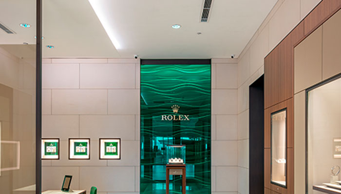 lighting control system for Rolex show room at gall face one colombo sri lanka